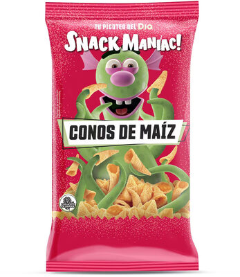 Conos de maíz con queso y bacon