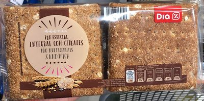 Pan integral multicereales para sandwich