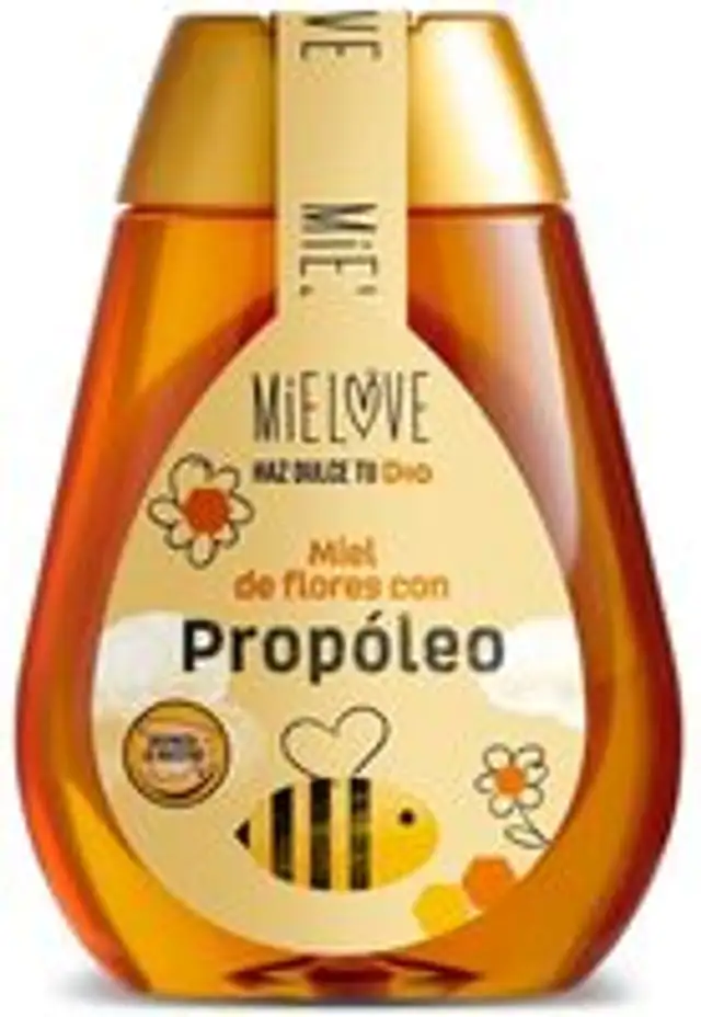 Miel de flores con  Propoleo