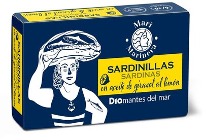 Sardinillas en aceite de girasol al limón