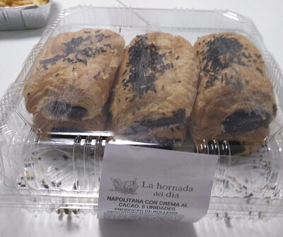 Napolitana con crema al cacao front packaging