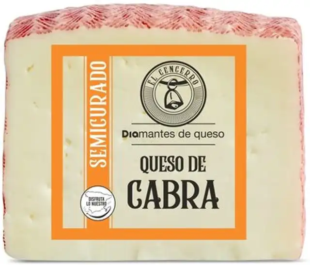 Queso de cabra front packaging