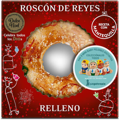 Roscón de reyes relleno