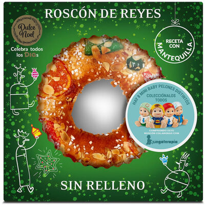 Roscón de reyes sin relleno