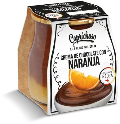 Crema de chocolate con naranja
