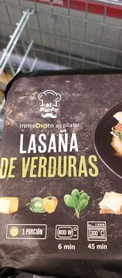 Lasaña de verduras val punto