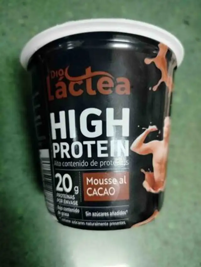 Mousse al Cacao ingredients label