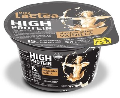Natillas sabor vainilla high protein