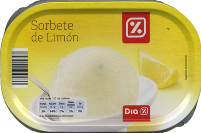 Sorbete limón