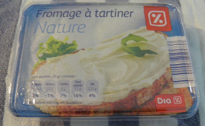 Fromage à tartiner nature (25,1% MG)