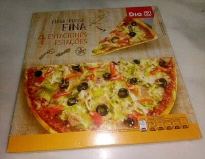 Pizza Massa Fina 4 Estações