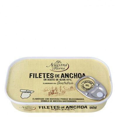 Filetes de anchoa cantabrico