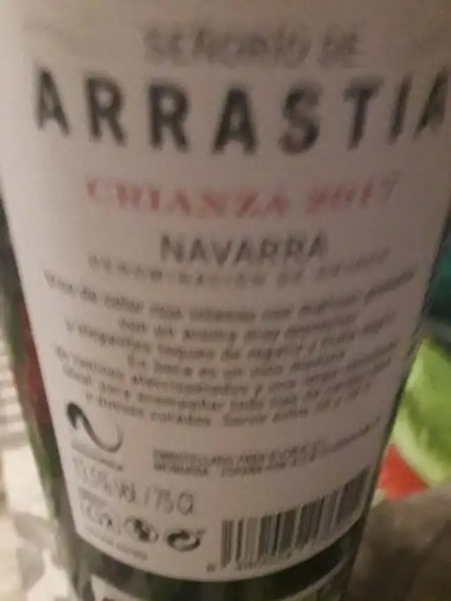 Senorio de arrastia nutrition facts table
