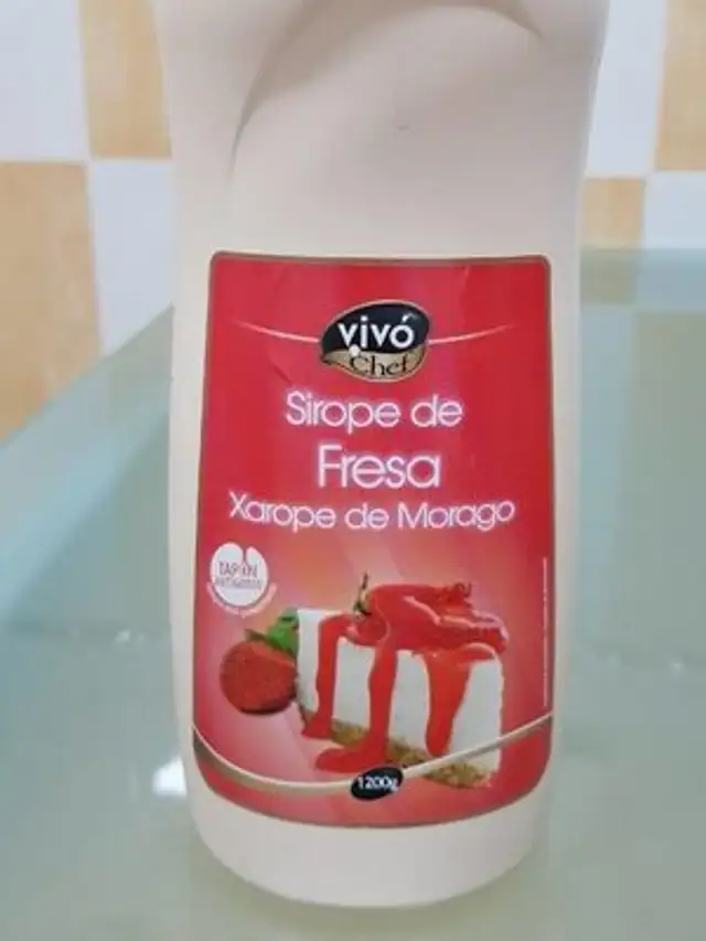 Sirope de fresa