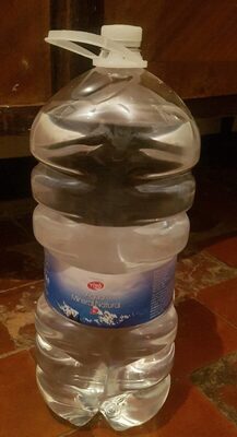 Agua mineral natural (8L) front packaging