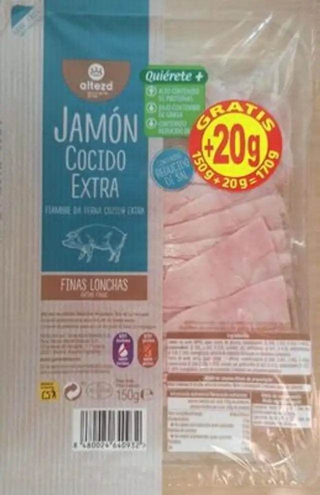 Jamón cocido extra