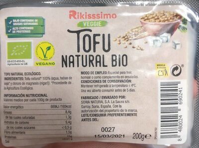 TOFU NATURAL BIO