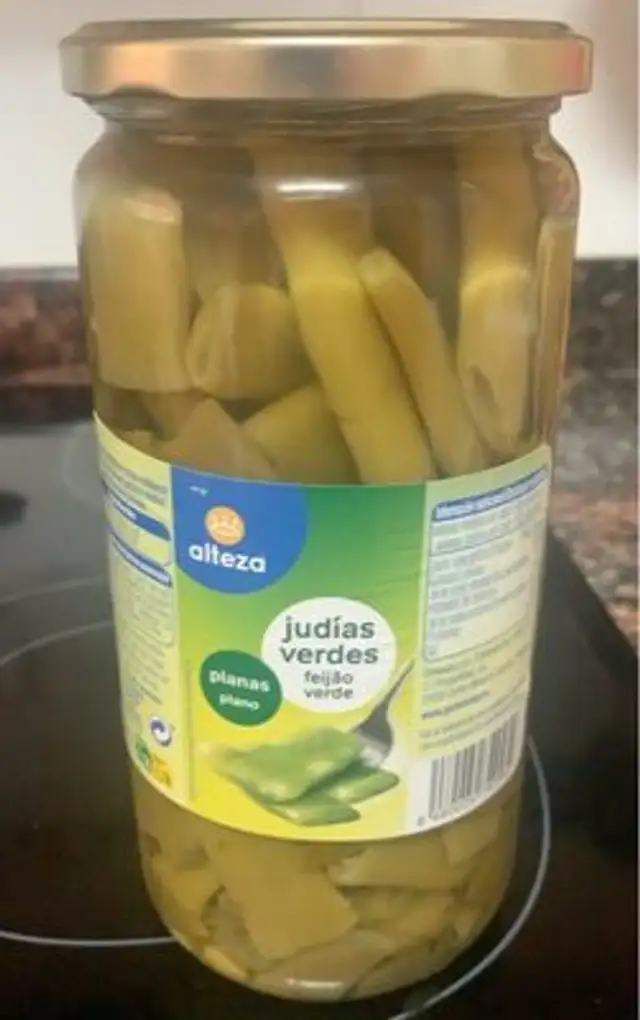 Judias verdes front packaging