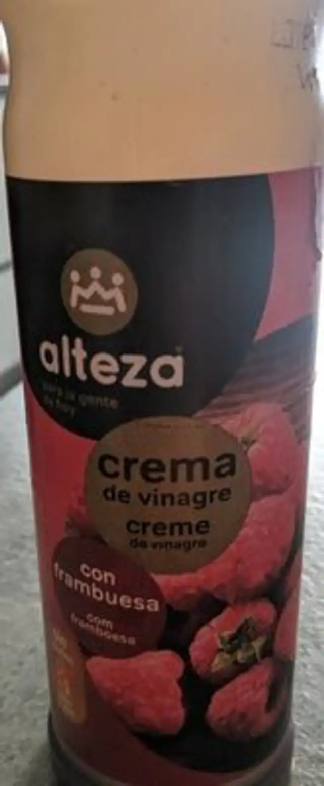 Crema de vinagre front packaging