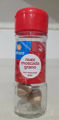 Nuez moscada grano front packaging