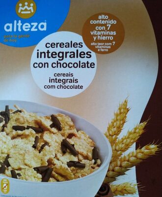 Cereales integrales con chocolate