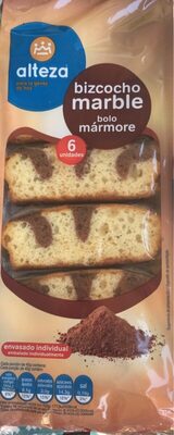 Bizcocho Marble front packaging