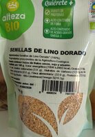 Semillas de lino dorado