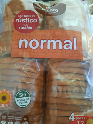 Pan tostado rústico Normal