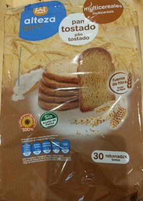 Pan tostado multicereales