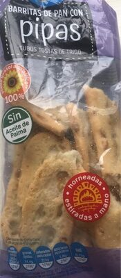 Barritas de pan con pipas