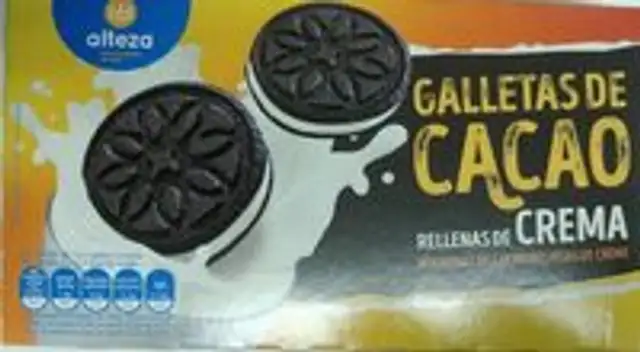 Galletas de choco rellenas de crema
