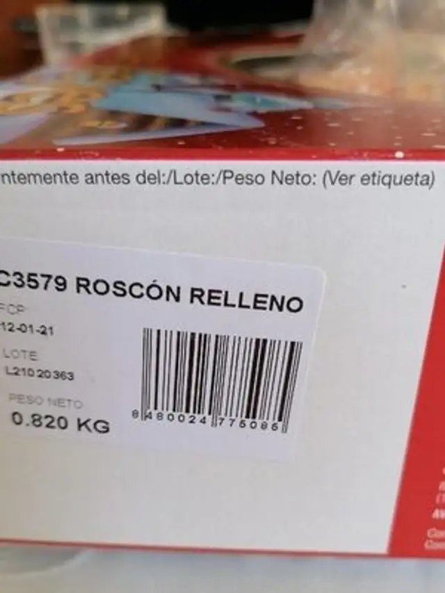 Roscón relleno