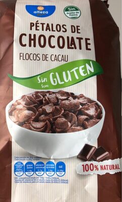 Pétalos de Chocolate front packaging