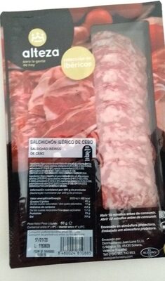 Salchichón ibérico de cebo 60grs.