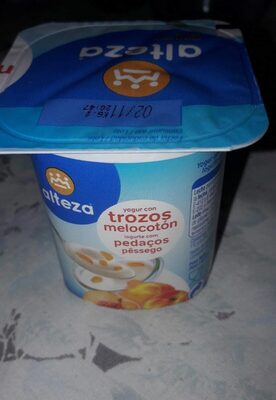 Yogur con trozos melocoton