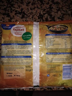 Relleno para fajitas