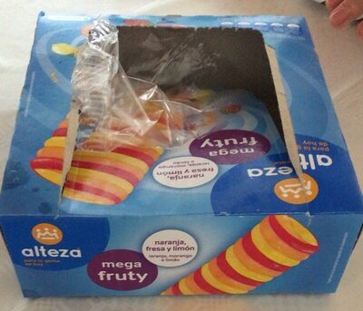 Mega fruty front packaging