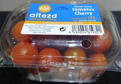 Tomate Cherry (tomate cereza)