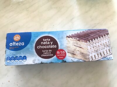 Tarta nata y chocolate