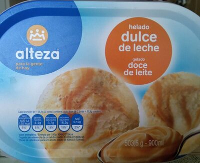 Helado dulce de leche
