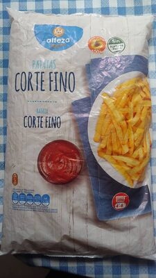 Patatas corte fino front packaging