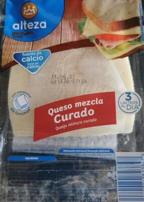 Queso curado mezcla
