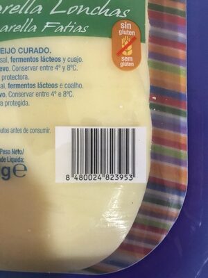 Queso mozzarella lonchas