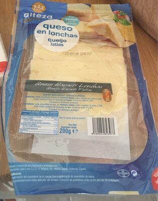 Queso en lonchas