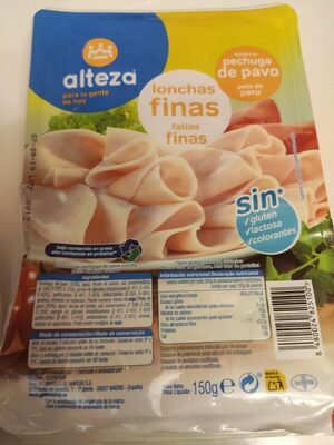 fiambre de pechuga de pavo front packaging