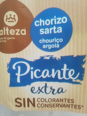 Chorizo sarta picante extra front packaging