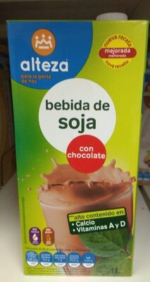 Bebida de soja con chocolate