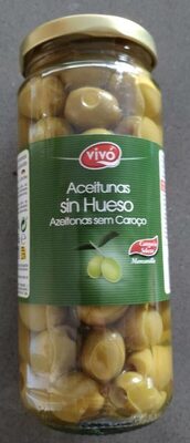 Aceitunas sin hueso front packaging