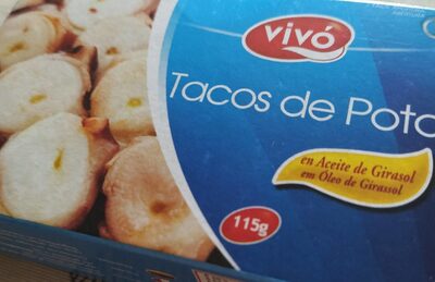 Tacos de pota front packaging