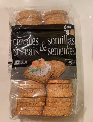Tostadas cereales y semillas